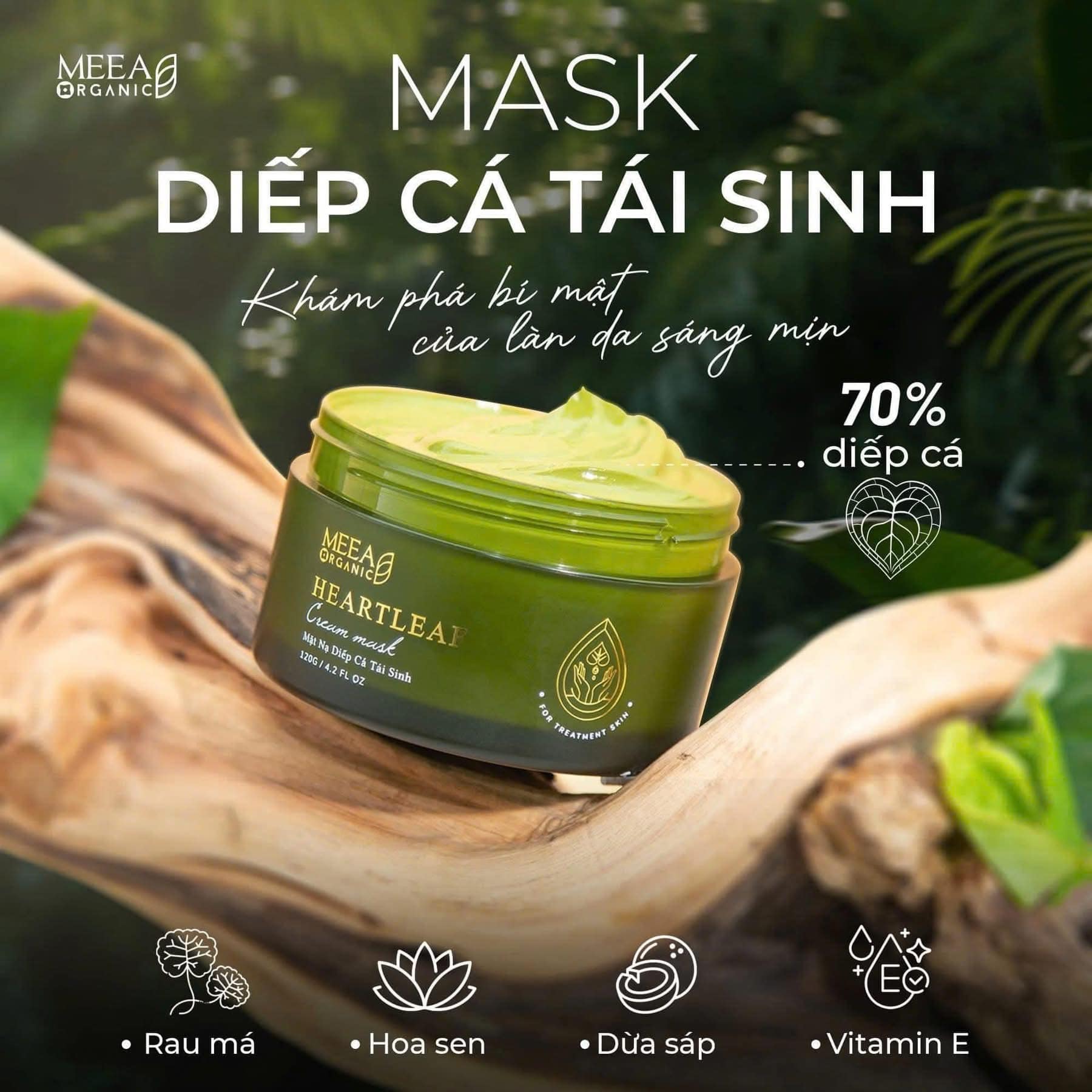 Content bán mặt nạ - Meea Organic
