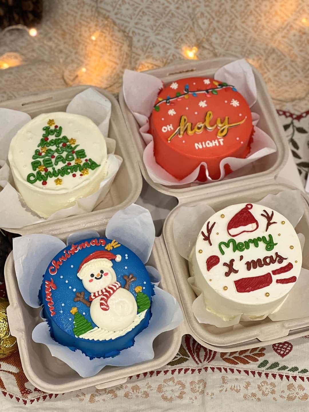 Content về bánh ngọt - Bento Cake Noel