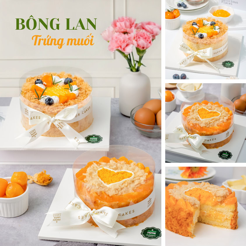 Content về bánh ngọt - Bông lan trứng muối