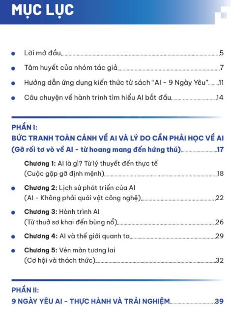 Nội dung Combo AI 9 ngày yêu