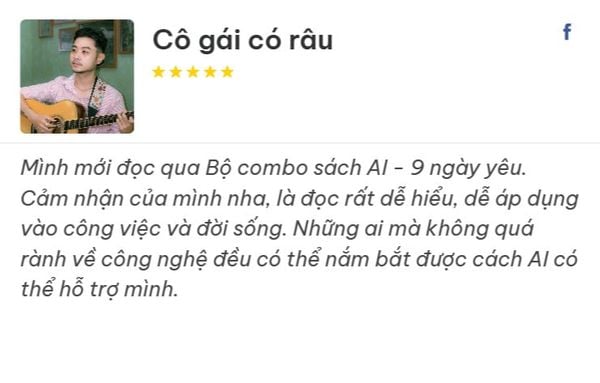 Cô gái có râu review Combo AI 9 ngày yêu