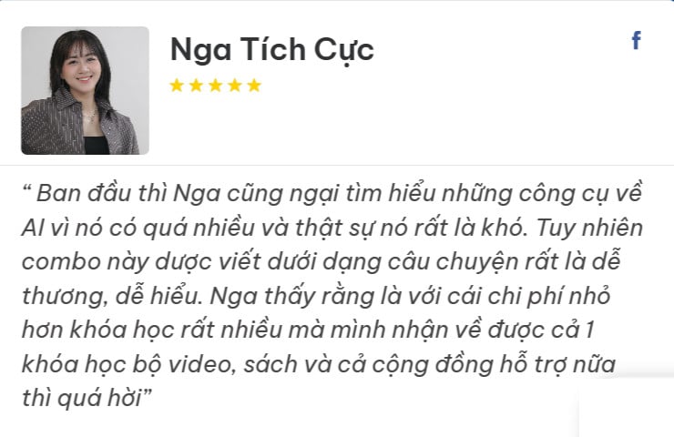 Nga tích cực review Combo AI 9 ngày yêu