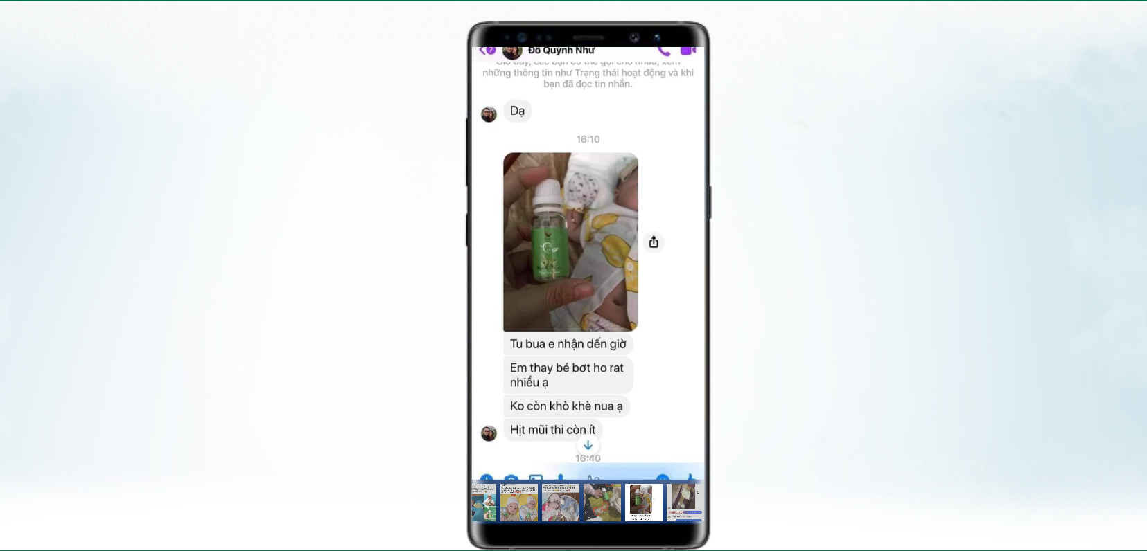 Review tinh dầu Lợi An của khách hàng