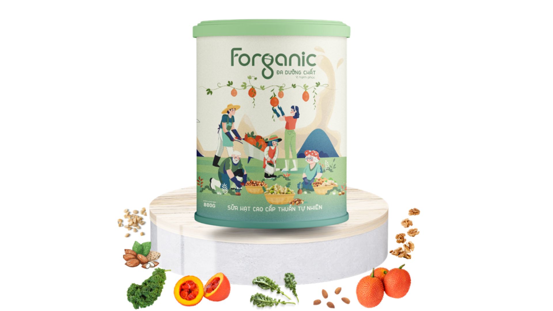 sữa hạt dinh dưỡng Forganic