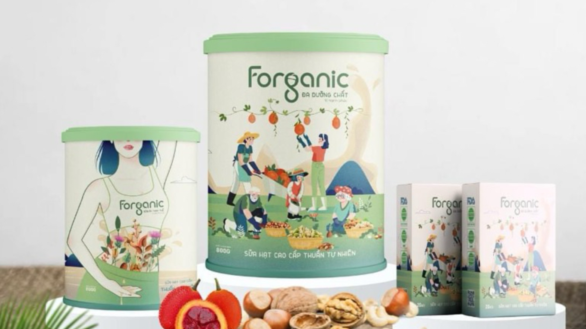 sữa hạt dinh dưỡng Forganic