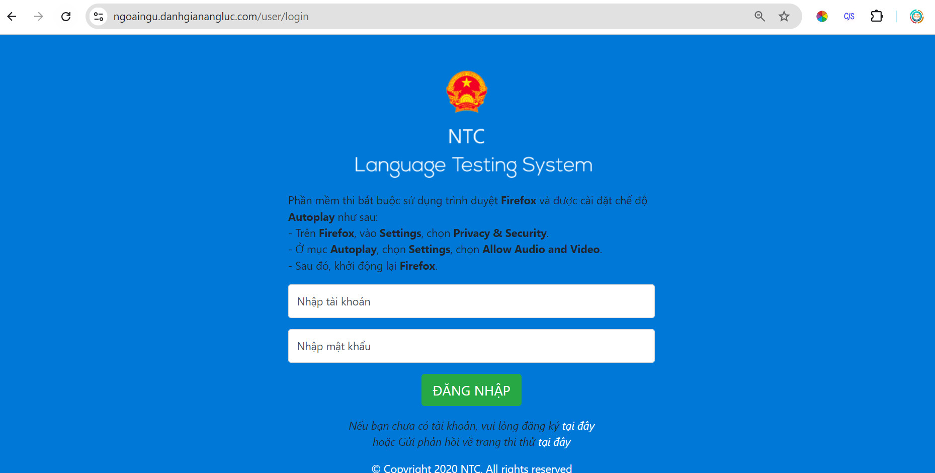 Thi thử Vstep online trên máy tính