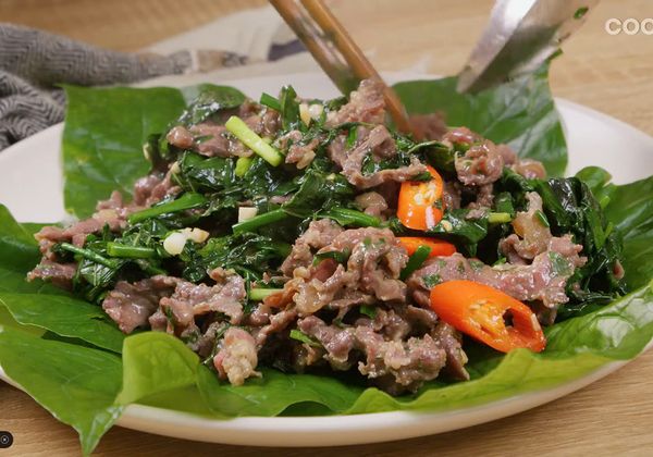 Hướng dẫn làm bò xào lá lốt đậm đà thơm lừng lạ miệng