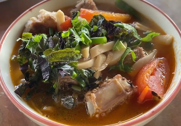 Cách nấu bún ốc sườn non ngon chuẩn vị, đãi cả nhà