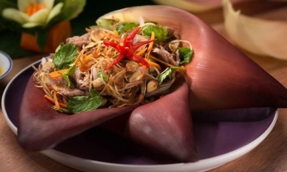 Cách làm gỏi bắp chuối thịt heo thơm bùi, giòn ngon