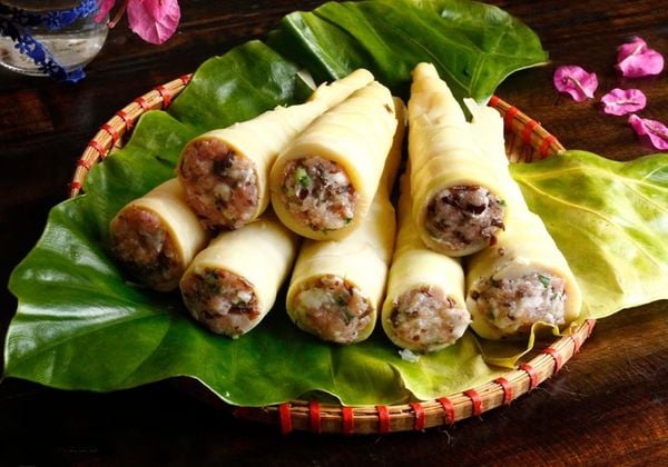 Cách làm măng nhồi thịt hấp mềm ngon, chuẩn vị vùng cao