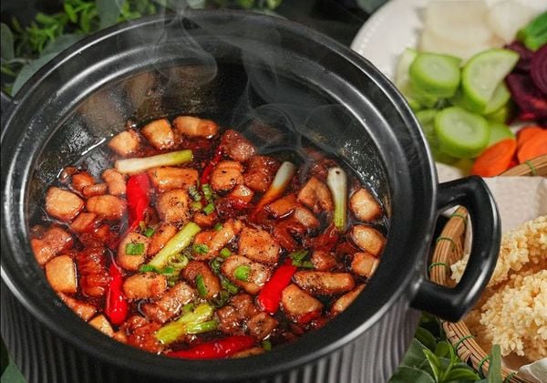 Cách làm thịt rim tôm khô đậm đà, dậy vị mặn ngọt hài hòa