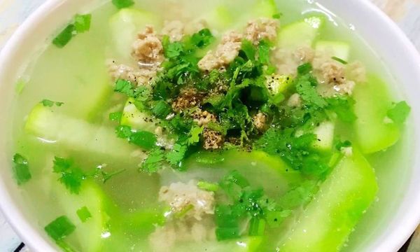 Hướng dẫn nấu canh bầu thịt băm giải nhiệt cơ thể