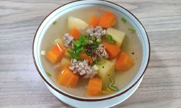 Hướng dẫn làm canh cà rốt thịt băm ngọt thanh, dễ nấu