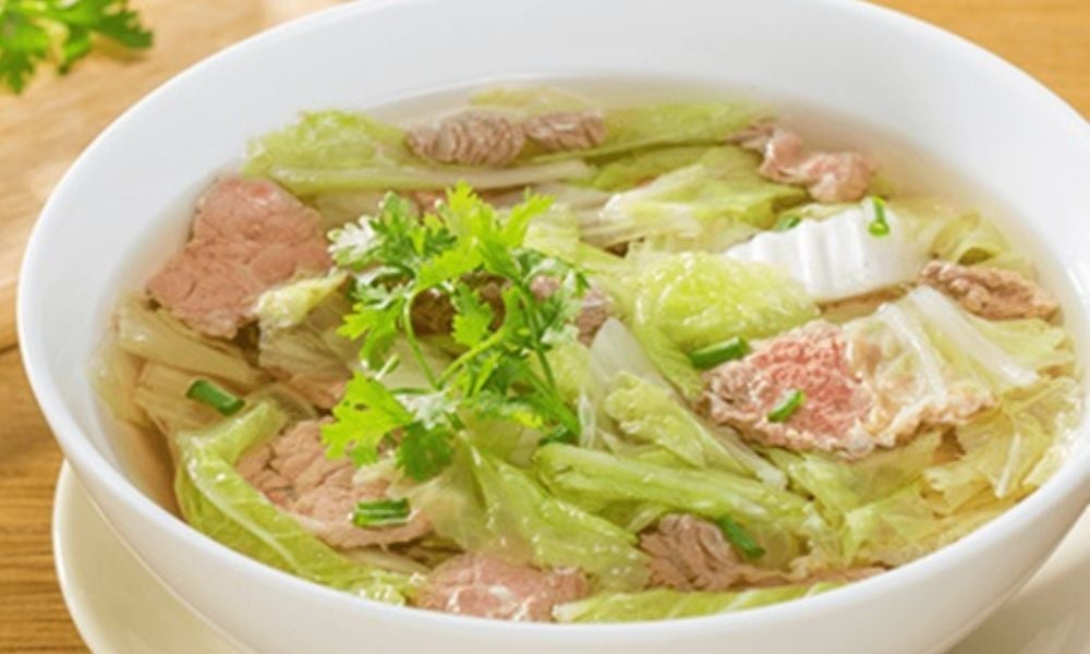 Cách nấu canh cải thảo thịt bằm đủ chất ngọt lành, đẹp mắt