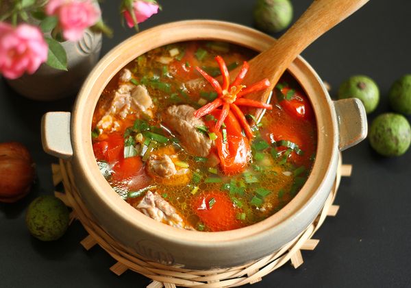 Cách làm canh sườn nấu chua siêu đơn giản tại nhà