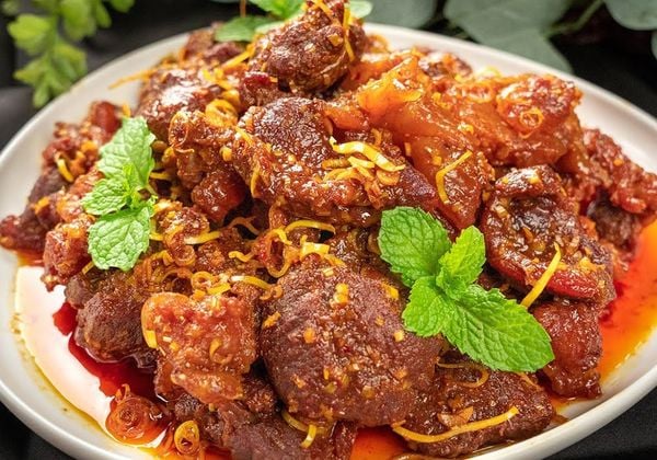 Cách nấu gân bò kho sả ớt đậm đà cay thơm cực đưa cơm