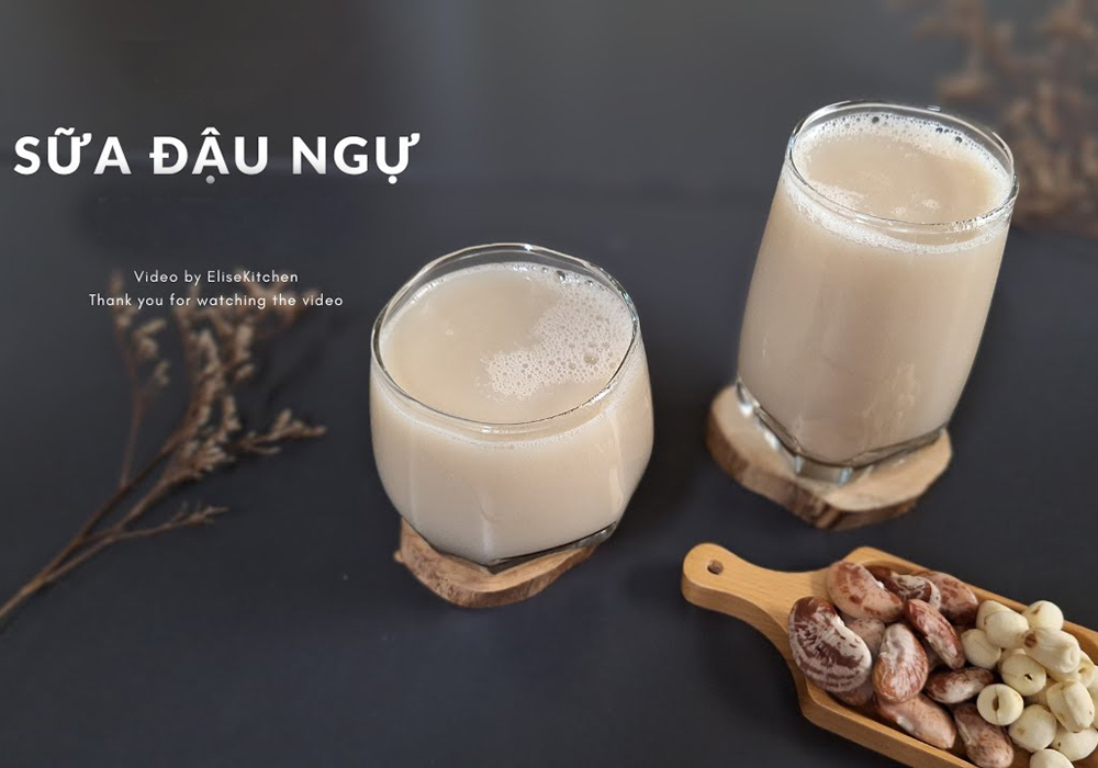 Cách làm sữa đậu ngự bổ dưỡng thơm ngon ngay tại nhà