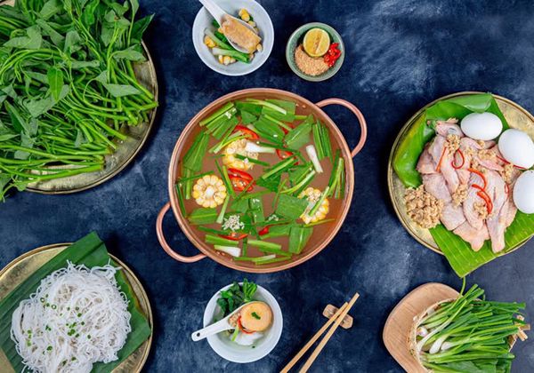 Hướng dẫn cách nấu lẩu gà dấm bỗng chuẩn vị thơm ngon