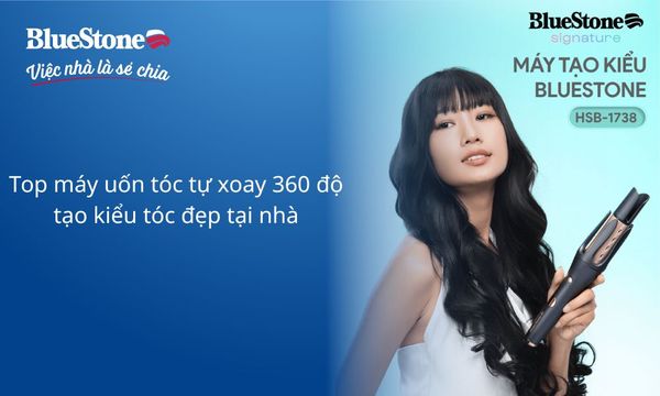 TOP máy uốn tóc tự xoay 360 độ tạo kiểu tóc đẹp tại nhà