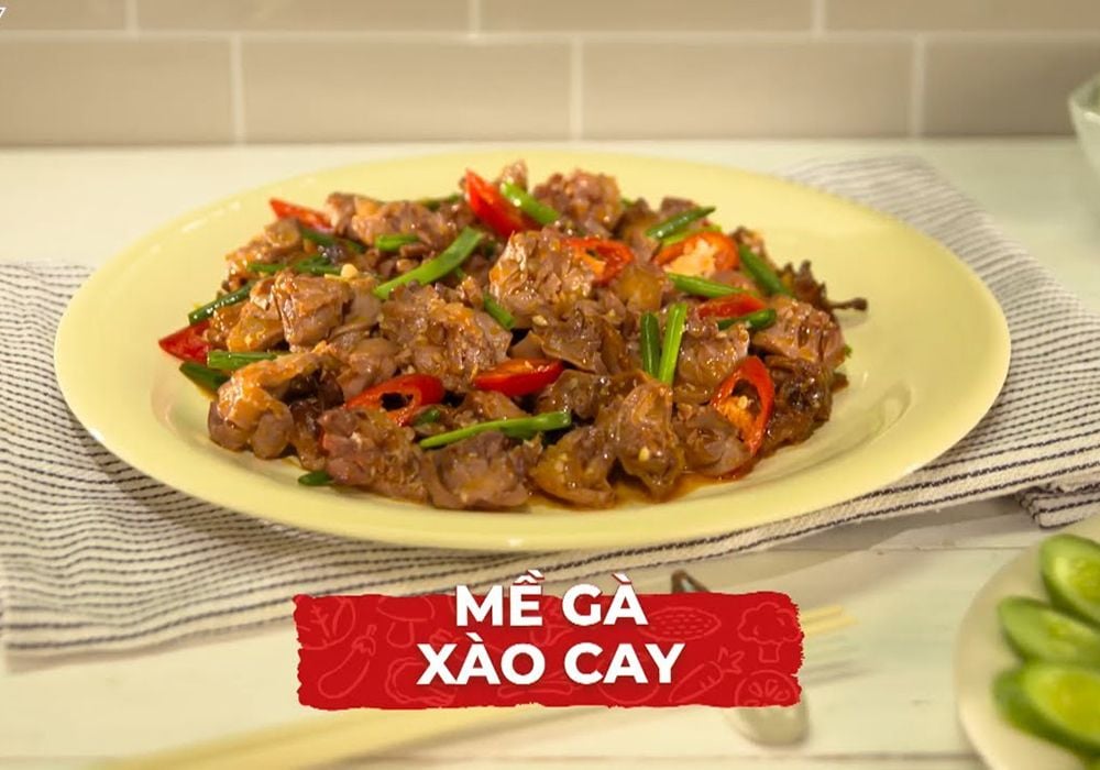 2 Cách làm mề gà xào cay và xào cà chua ngon miệng
