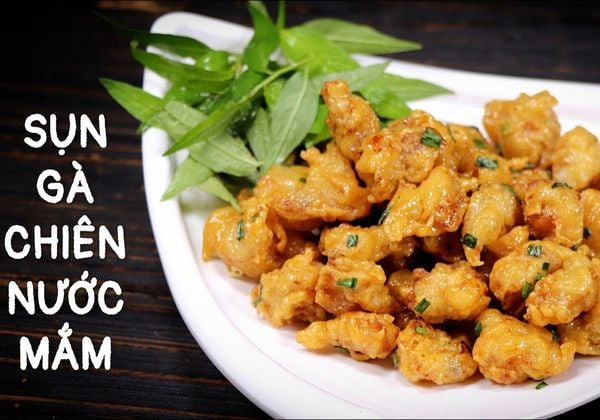 Cách làm sụn gà chiên nước mắm giòn sần sật, đậm đà hấp dẫn