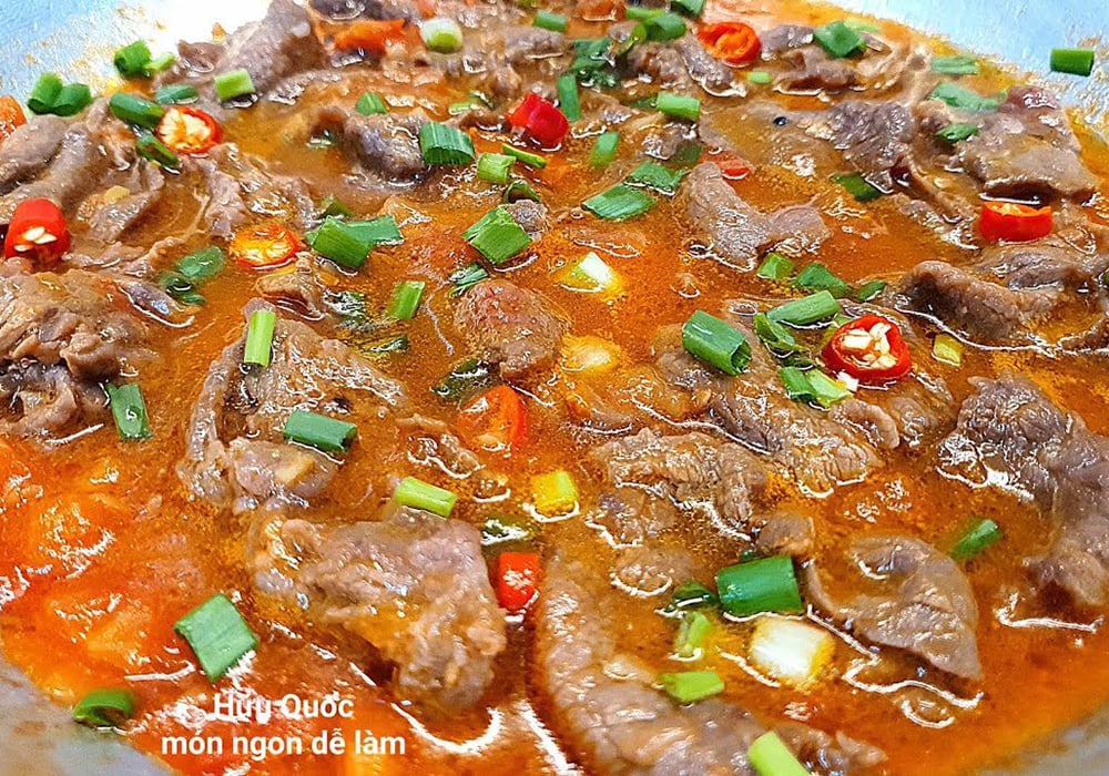 Cách làm thịt bò sốt cà chua đơn giản ngon cơm cho cả nhà