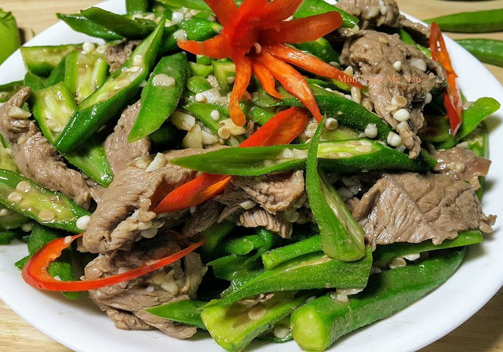 Hướng dẫn làm thịt bò xào đậu bắp đơn giản cho bữa cơm nhà