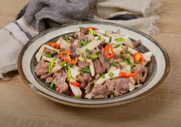 Cách làm thịt bò xào nấm thơm mềm chuẩn vị quán ngon