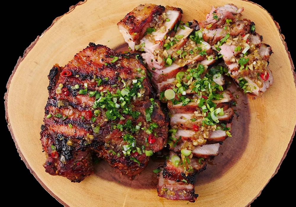 Cách làm thịt heo nướng sả thơm vàng hấp dẫn khó cưỡng