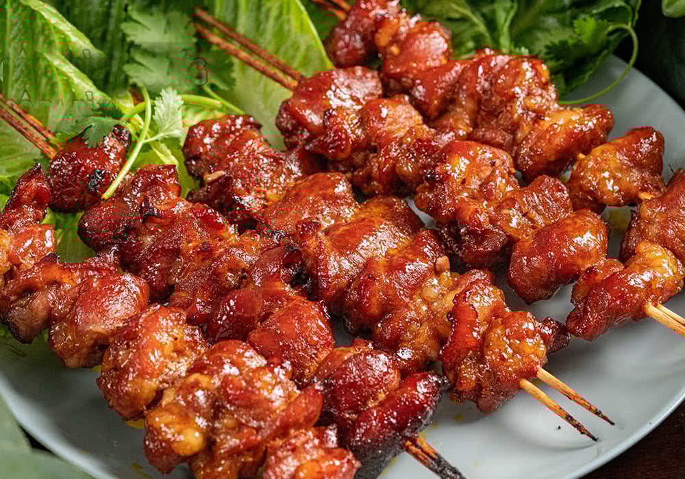 3 Cách làm thịt xiên nướng với công thức ướp ngon bất bại