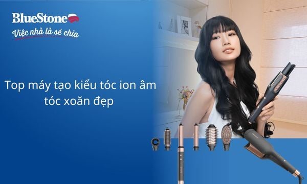 TOP 3 máy tạo kiểu tóc ion âm giúp tóc xoăn mượt tự nhiên