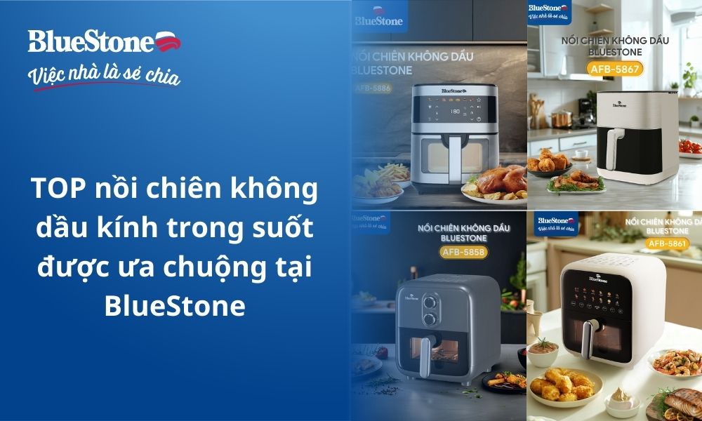 TOP nồi chiên không dầu kính trong suốt được ưa chuộng