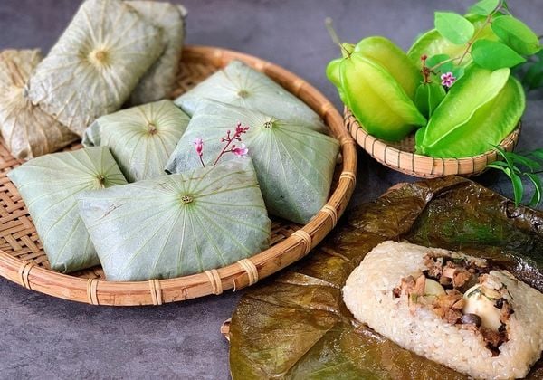 Hướng dẫn làm xôi gà lá sen bùi béo đúng vị quê nhà