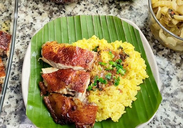 Làm xôi gà nướng dẻo ngon tròn vị cho bữa sáng đủ chất
