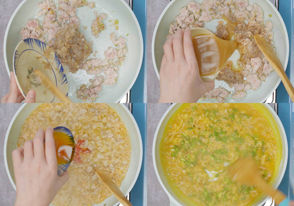 Làm nhân tôm thịt