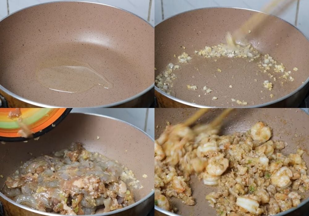 Xào tôm thịt