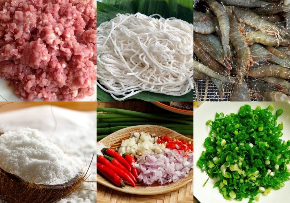 Bước chọn nguyên liệu rất quan trọng khi chế biến bánh canh tôm thịt nước cốt dừa
