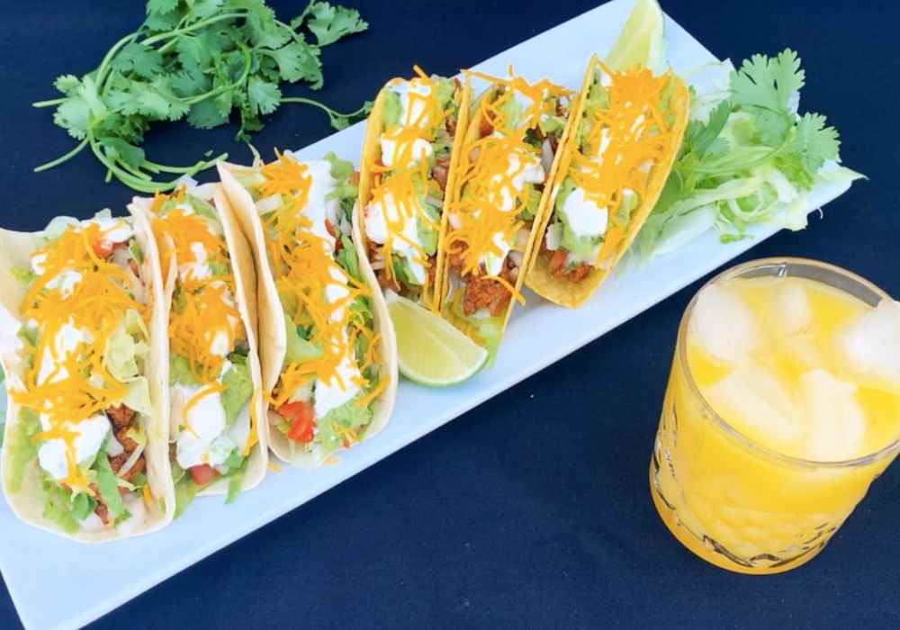 Bánh Taco Mexico nhân thịt có thể bảo quản trong ngăn mát tủ lạnh