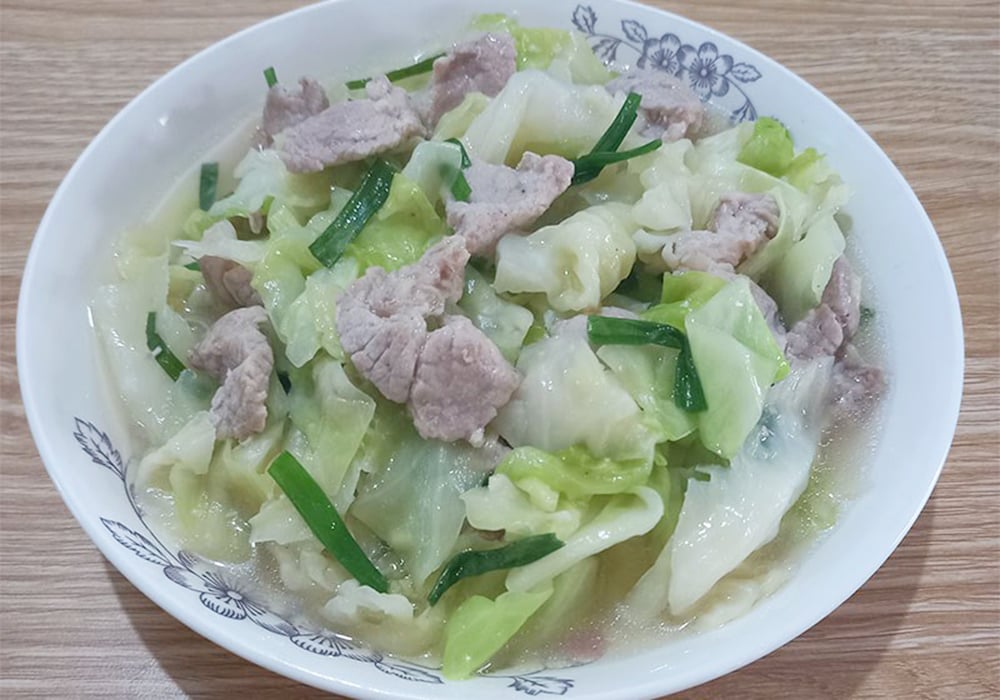 Mẹo bảo quản bắp cải xào thịt heo đúng cách