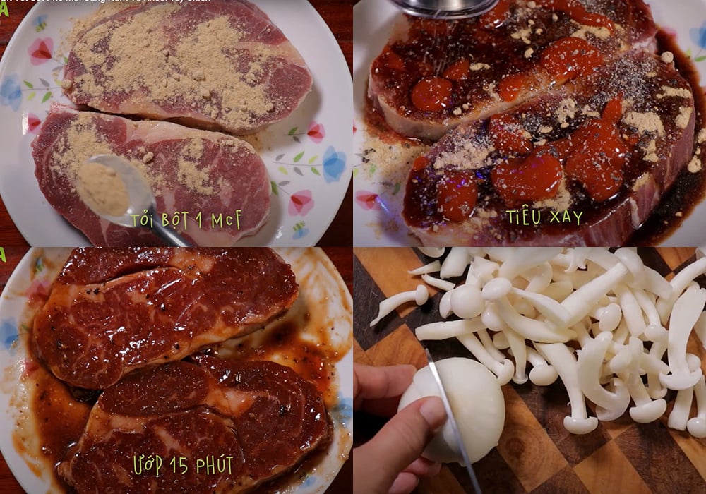 Sơ chế các nguyên liệu