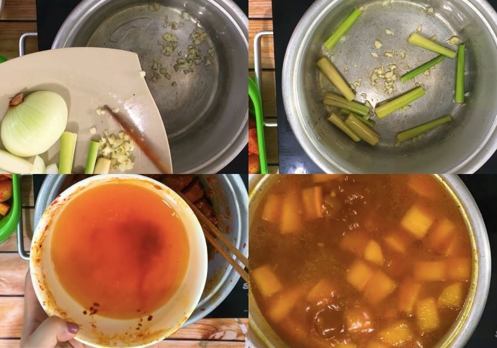 Kho thịt bò với khoai tây