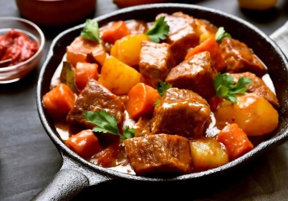 Bò kho khoai tây có thể bảo quản trong ngăn mát tủ lạnh