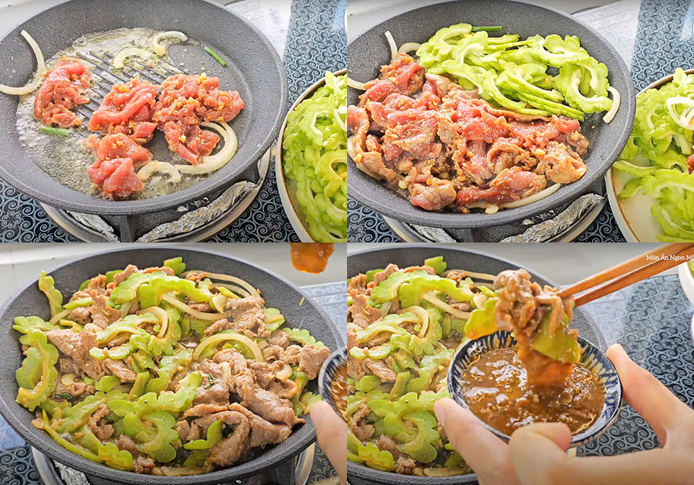 Các bước làm bò né khổ quav