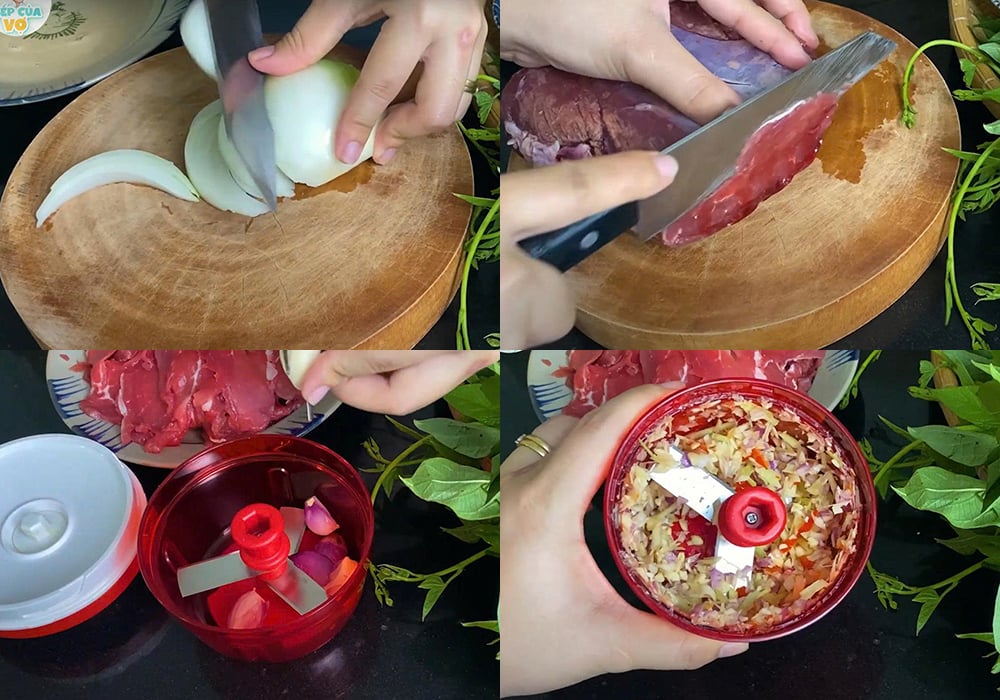 Sơ chế các nguyên liệu