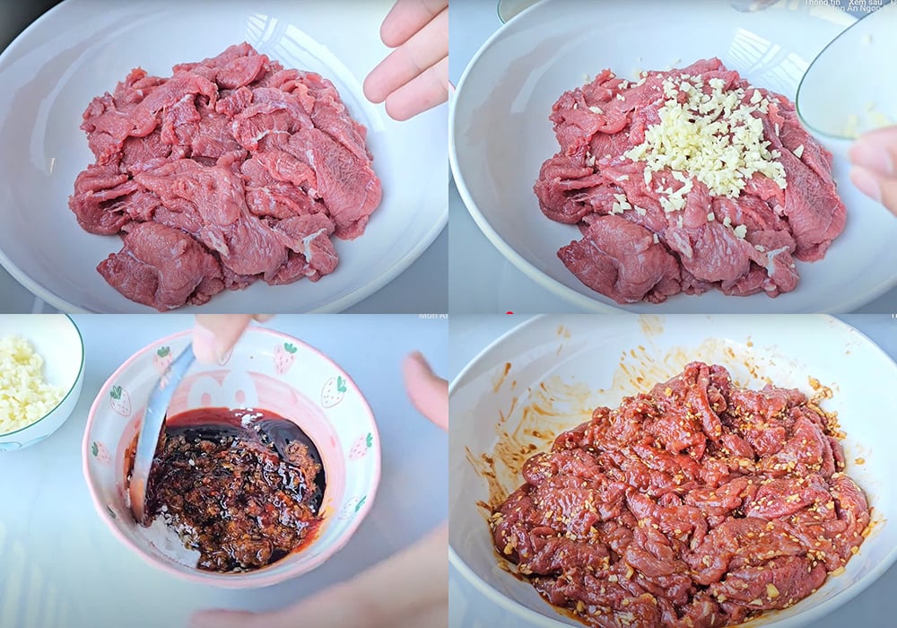 Sơ chế các nguyên liệu