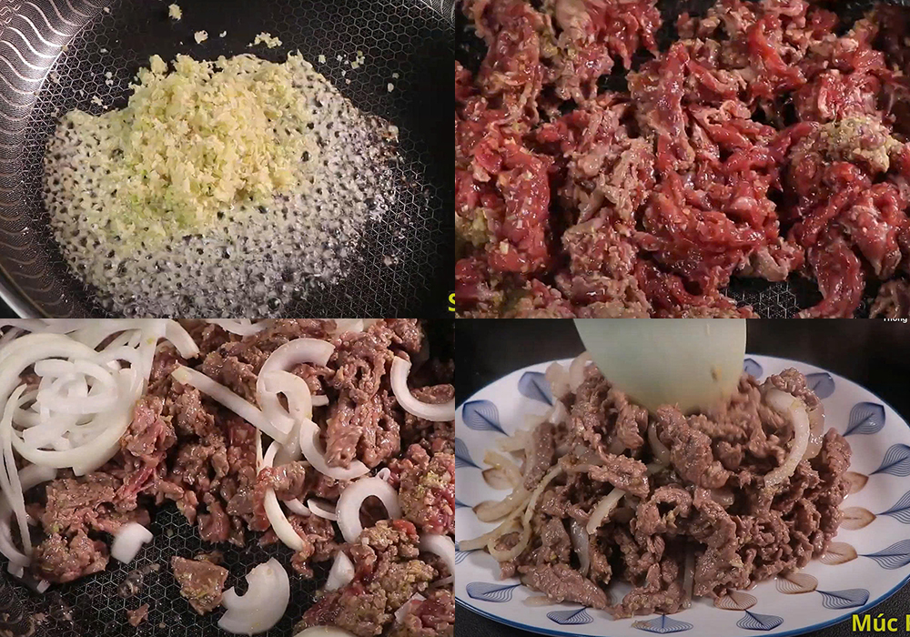Sơ chế các nguyên liệu