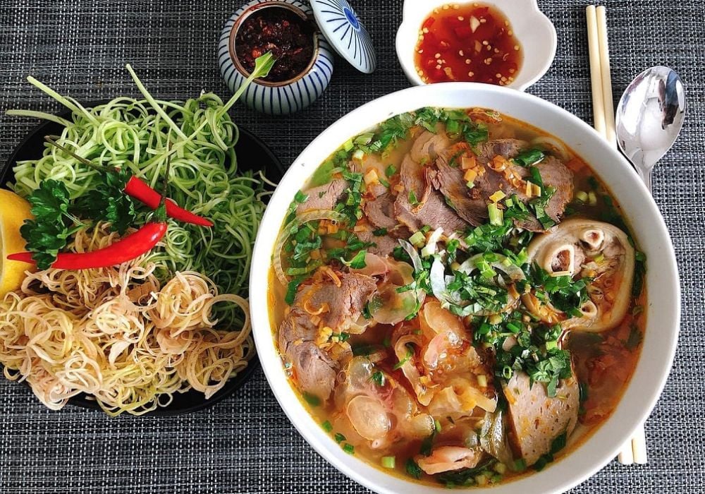 Bún sườn bò