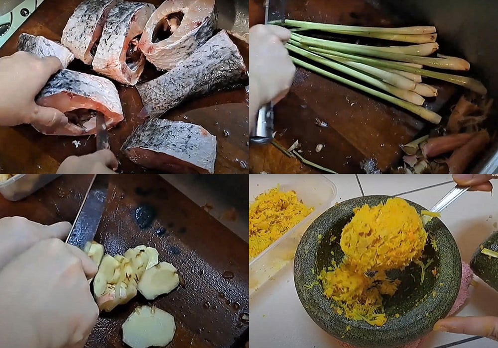 Các bước làm cá trắm kho thịt ba chỉ