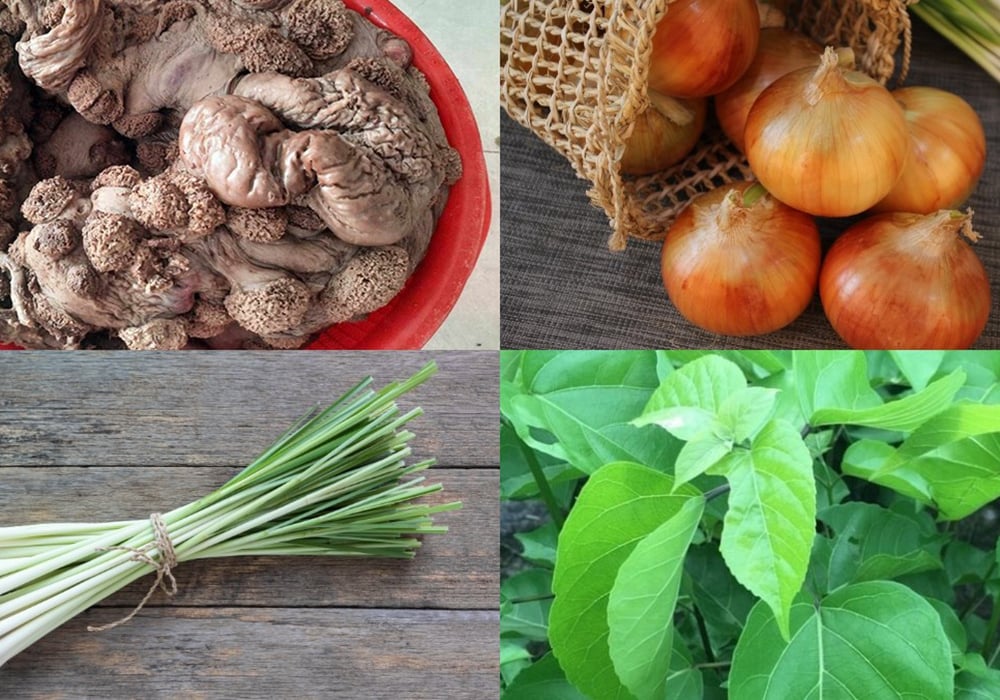 Nguyên liệu làm nhau bò xào