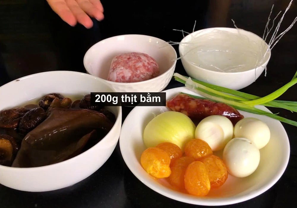 Sơ chế các nguyên liệu
